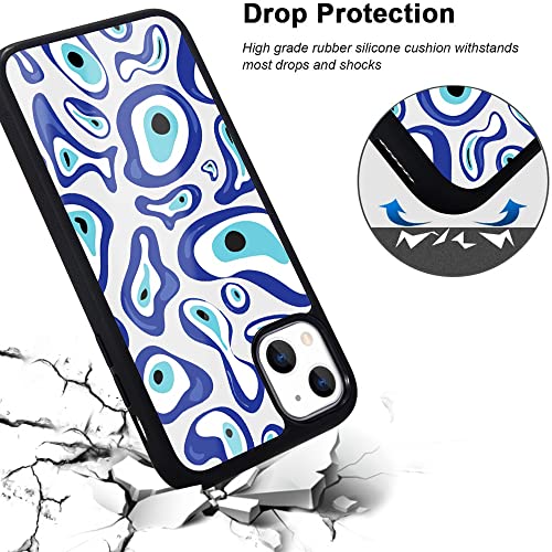 Coque iPhone 15 Pro Max yeux abstraits en TPU antichoc