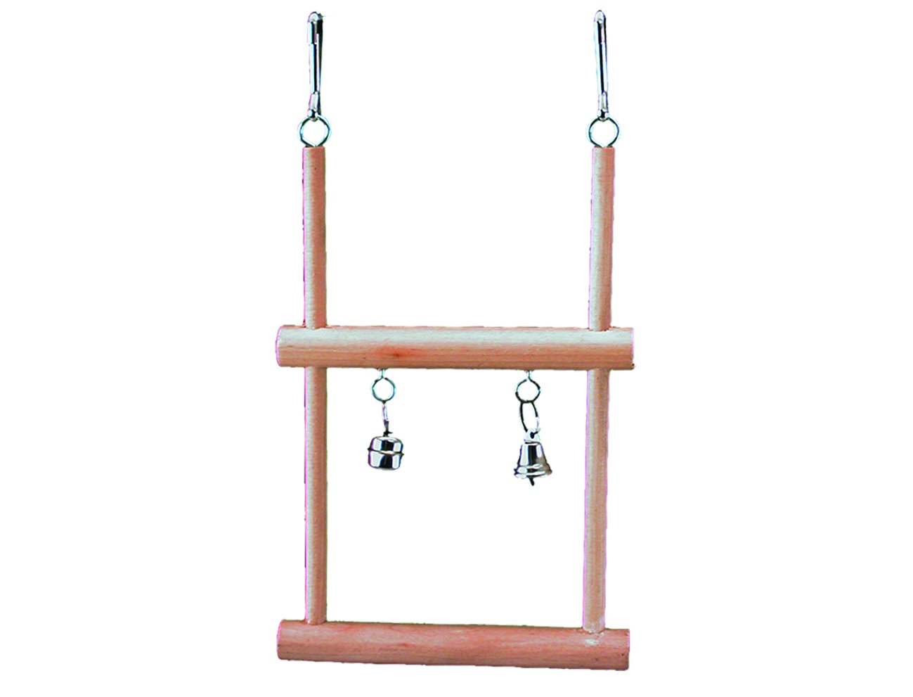 Nobby Trapeze Swing with 2 Wooden Bells for Birds 12.5 x 20.5 cm