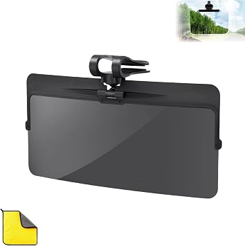 Universal Car Sun Visor with Polarized Glare Protection, Sun Visor Extender for Car, Polarized Sun Visor Extender for Car, Un Visor for Car Windshield, Anti-Glare 1pc