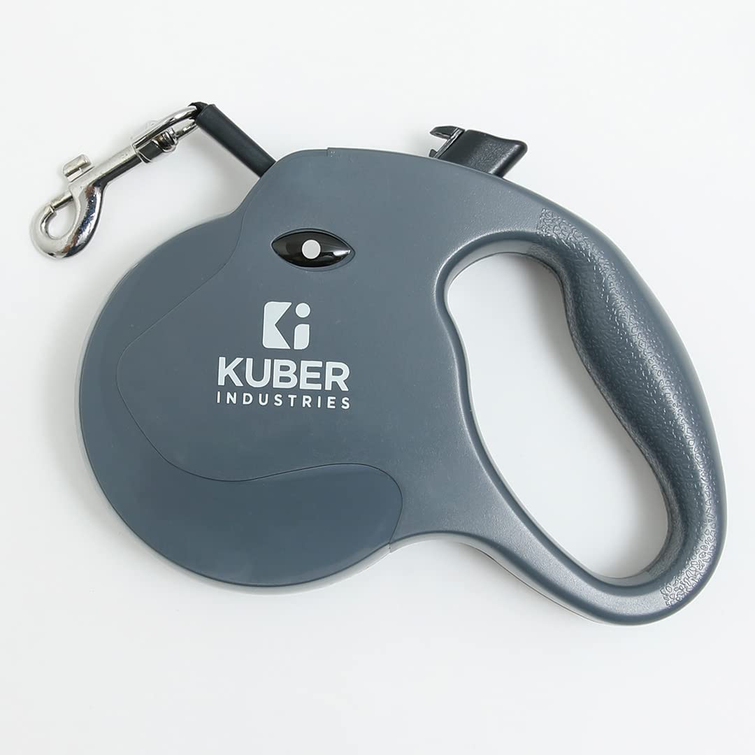 Kuber Industries Automatic Retractable Dog Leash with Anti-Slip Handle, One-Handed Brake- Grey (B0C2ZBB4VS) Amazon Price History, Amazon Price Tracker