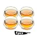 Zen Room Double Wall Glass, Borosilicate Glass Tea Cups 2oz ,Set of 4/Insulated Thermal & Heat Resistant Design