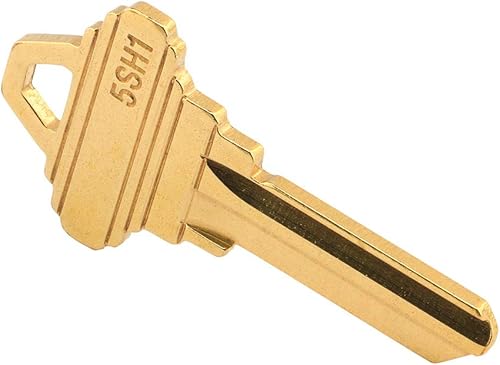 Prime-Line MP66750 Schlage SC1 Llave en blanco, construcción de latón, para llave C Schlage de 5 pines (paquete de 50) disponible en Yaxa Peru