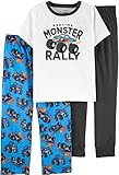  Carter\'s Little Boys 3-pc. Monster Pajama Set 5 Multi