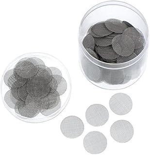 Pipe Screens Stainless Steel Pipe Screens Filters Pipe Screens Smoking Brass Screens (100, 10mm)