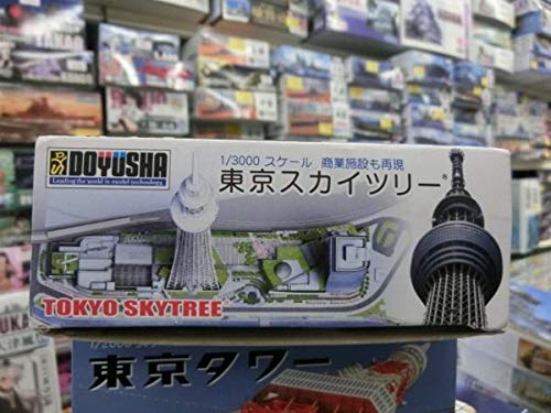Maquette Tokyo Skytree 1/3000 Doyusha pour collectionneur de monument japonais
