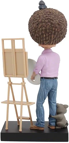 Miniatura 3 de Royal Bobbles Bob Ross - Estatua coleccionable de Bobblehead