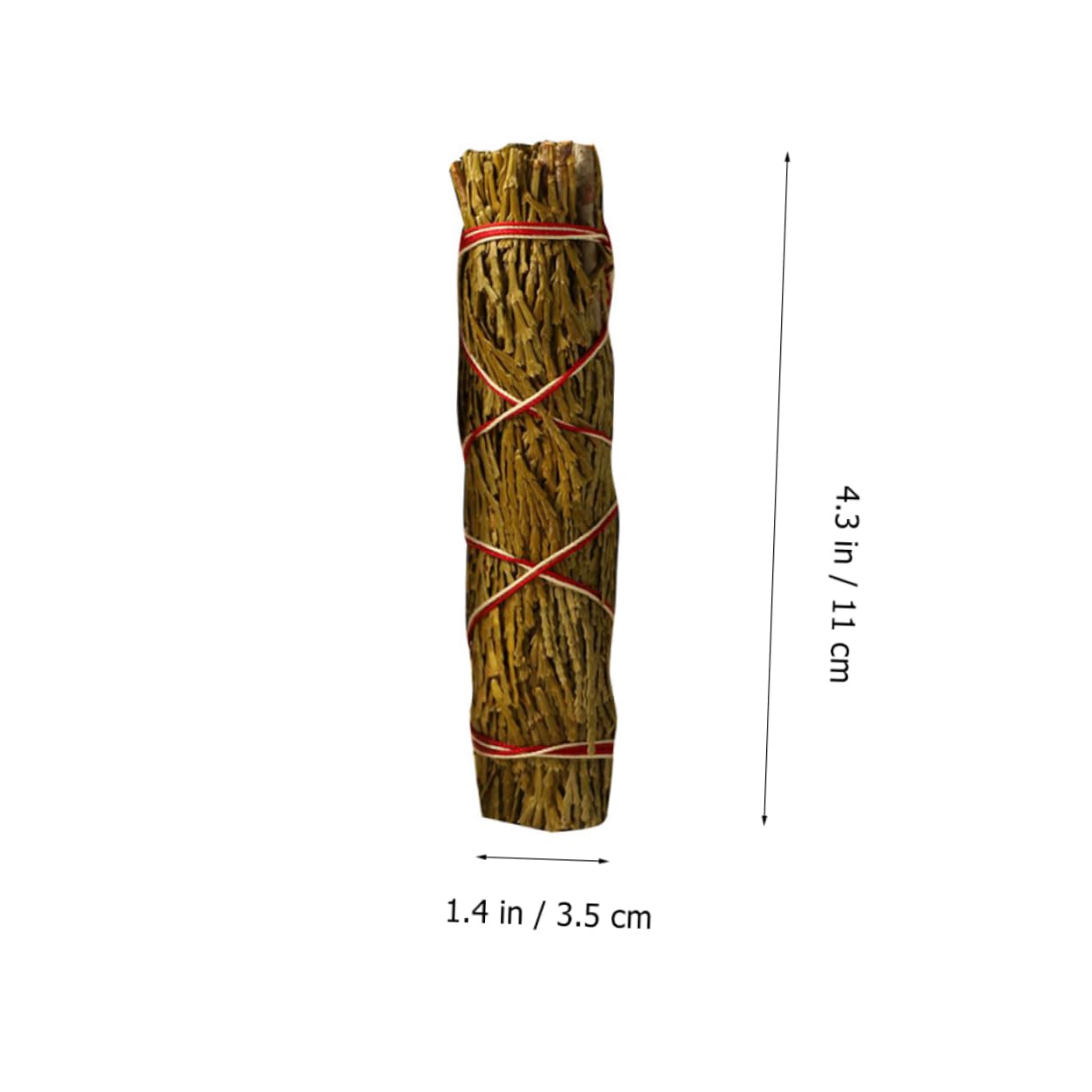ABOOFAN 3 Stück 3 Zedernstock Ritual ritals Vitality Zedernholz für die Meditation natürlicher holzstäbchen Reine Zedernstäbe Aroma-Stick organisch Zauberstab Räucherstäbchen Heu