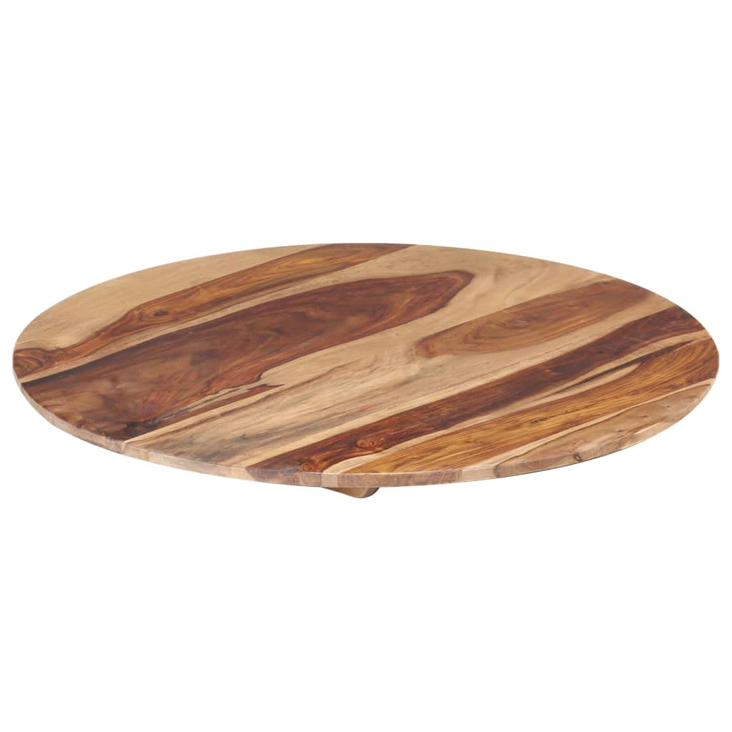 vidaXL Dessus de Table, Dessus de Table de Remplacement, Plateau de Table Restaurant Café Hôtel, Bois Massif d'Acacia Rond 15-16 mm 60 cm