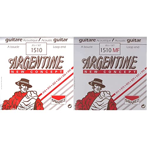 Savarez 668727 Jeu de Cordes pour Guitare acoustique & Jeu de Cordes pour Guitare acoustique 668737 1510MF Loop End (11… - Les Beatles, Paul McCartney, John Lennon, RIngo Starr, George Harrison Savarez 668727 Jeu de Cordes pour Guitare acoustique & Jeu de Cordes pour Guitare acoustique 668737 1510MF Loop End (11…