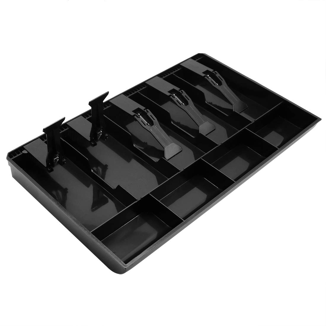 Cash Register Drawer Insert Tray with 5 Bill/4 Coin Compartments for