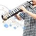 HXBER 37 Keys Melodica Instrument Melodica Air Piano Keyboard with 2 Soft Blow Pipe 2 Blowing Nozzles Melodica Wind Instruments with Carrying Bag for Beginners Adults Gift