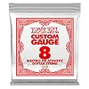 Ernie Ball Nickel Plain Single Guitar String .008 Gauge 6-Pack