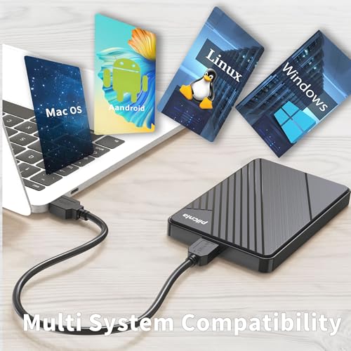 Carcasa externa SATA a USB para disco duro 2.5 pulg miniatura 5