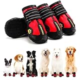 Hcpet Dog Shoes, Dog Boots for Small Dogs, Waterproof Medium Dog Booties Paw Protector for Summer Ho