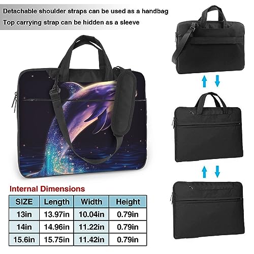 Bolso de laptop Glitter Dolphin para mujer y hombre miniatura 3