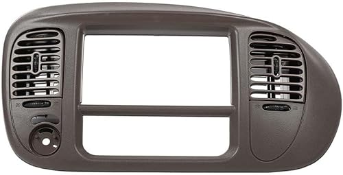 G-PLUS 1 juego de panel de radio envolvente para tablero central, color marrón, compatible con Ford F1502000-2002 Ford Expedition 2000-2003