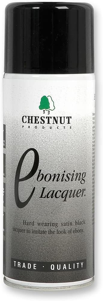 Chestnut EL400 Products Woodturning Ebonising Lacquer, 400ml Aerosol