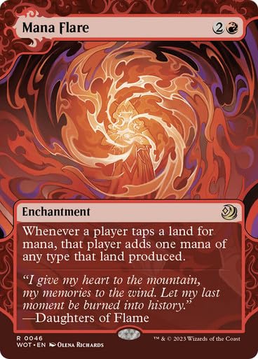 Amazon.com: Mana Flare (046) Enchanting Tales MTG : Toys & Games