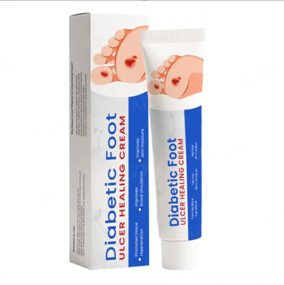 Diabetic Foot Ulcer Healing Cream | Wound Care & Skin Repair Cream | Soothes, Heals & Protects Cracked Heels, Foot Ulcers & Dry Skin | For Diabetic Foot Care-image-17