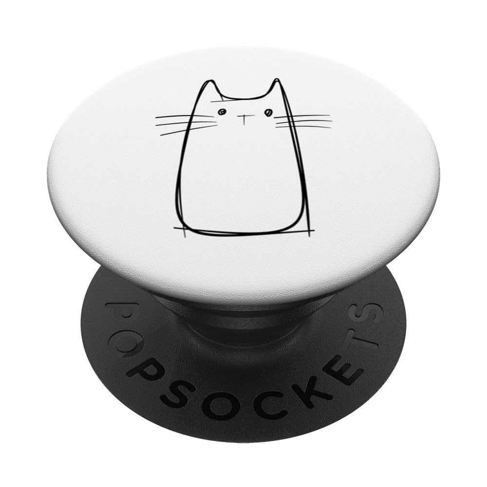 Cute Cat Pattern PopSockets Adhesive PopGrip