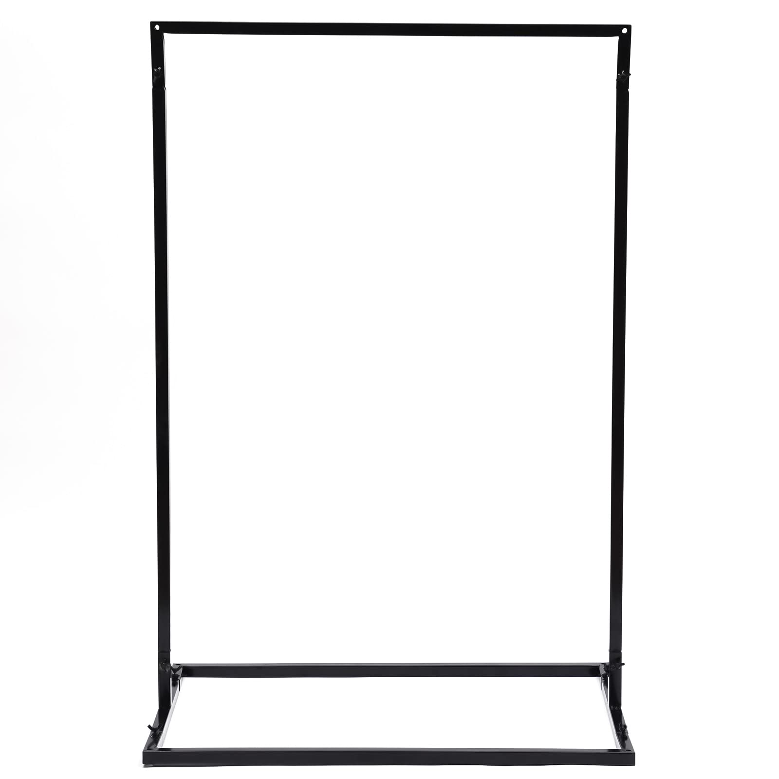 100 x 75 cm Cartel de bienvenida personalizado, negro, soporte de metal para varias ocasiones