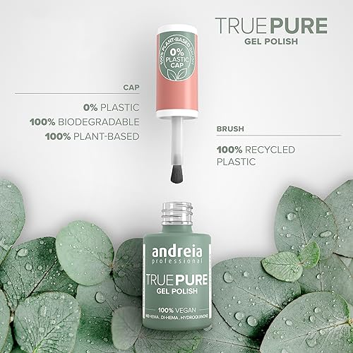 Esmalte de uñas Andreia True Pure T03 evita las uñas descascaradas con el frasco de 10,5 ml 2