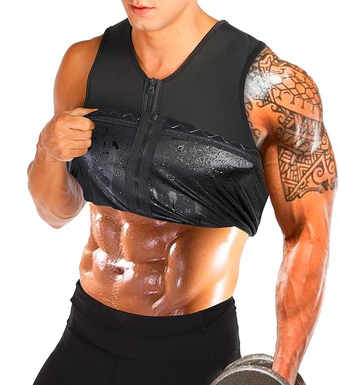 GVV SWEAT SHAPER Vest for Men, Polymer Material, Workout Weight Loss Belt, Body Shaping Trainer GVV SWEAT SHAPER Vest for Men, Polymer Material, Workout Weight Loss Belt, Body Shaping Trainer