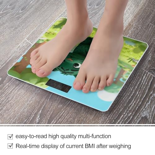 Báscula digital de baño con pantalla LCD y base antideslizante miniatura 5