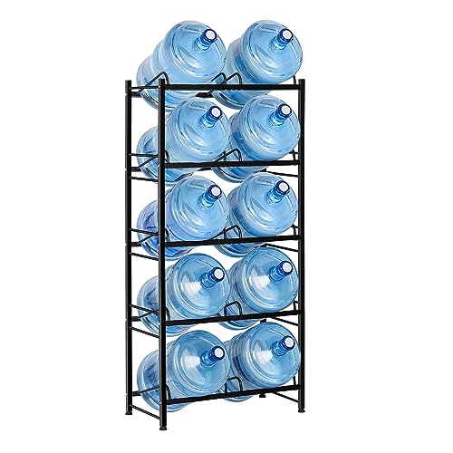 La Mejor Recopilación de Base para Garrafon de Agua Walmart - 5 favoritos. 48 smusei - Soporte para botellas de agua de 5 galones, soporte para jarra de agua de 5 niveles, para 10 botellas, soporte organizador para jarra de agua de 5 galones, estante...