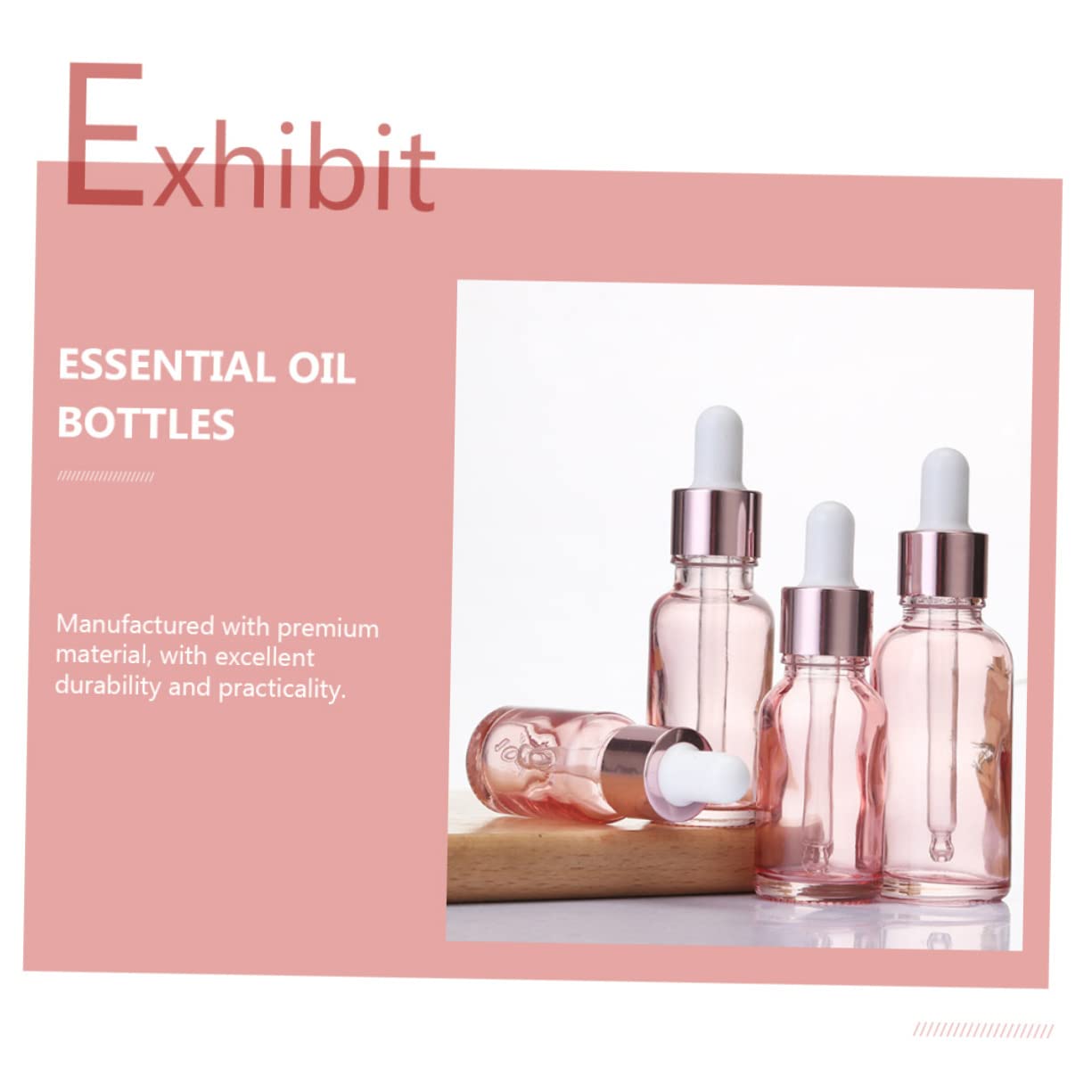 WOONEKY 30piezas Frasco Cuentagotas Para Aceites Esenciales Botellas Sub Frascos Mezcladores De Aromaterapia Para Amigos y Familiares