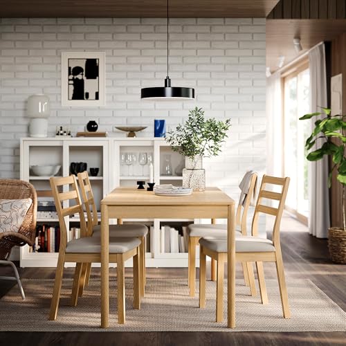 Chaise effet chêne beige clair TONSTAD ProTuning pour table à manger