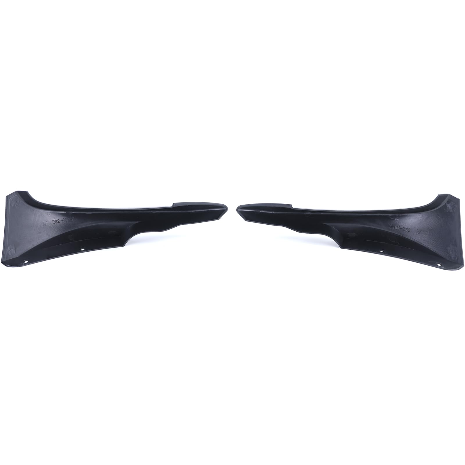 Front Flaps Spoiler Splitter Schwarz Glanz passend für 3er BMW E92 E93 10-13