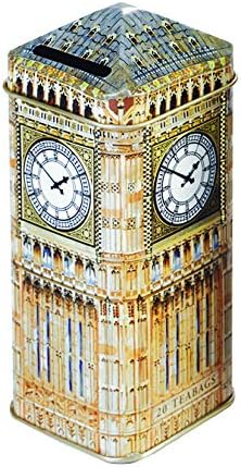 Ahmad Tea 20 Teabag Caddy English Breakfast Gift Tin, Big Ben, 1.4 Ounce