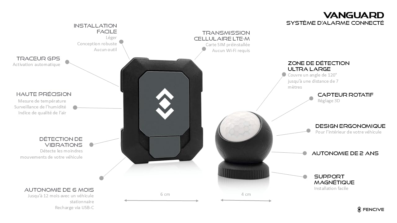 Vanguard - Systeme d'Alarme Connecté pour Les Camping Cars
