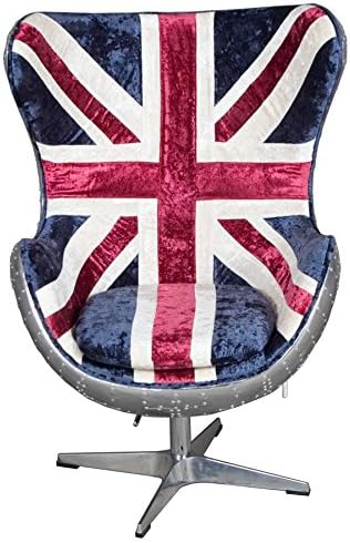English Classics Union Jack Aviator Egg Chair