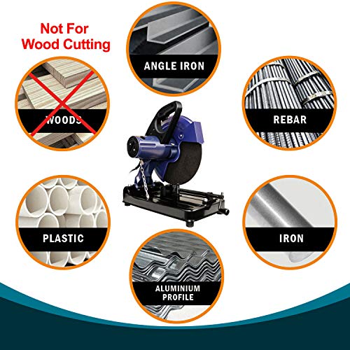 Kinswood KW8351 14'' 15A Power Tools Multi-purpose Cut-off Chop Saw