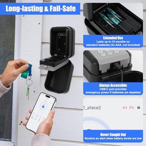 Cajetin llaves con codigo IP65: olvida las llaves perdidas en tu alquiler vacacional con TTLock 6
