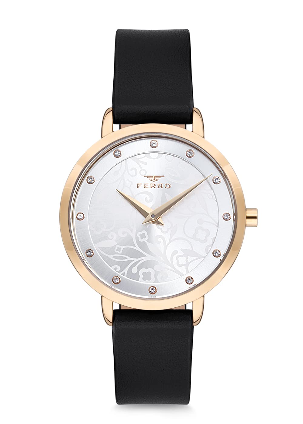 Ferro Lucca Analog Silver Dial Women's Watch-F2985B-N