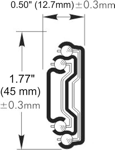 Miniatura 8 de Promark 100LB - Deslizadores de cajón, capacidad completa de extensión suave  montura lateral que se cierra sola, (paquete de 10, 12 pulgadas).