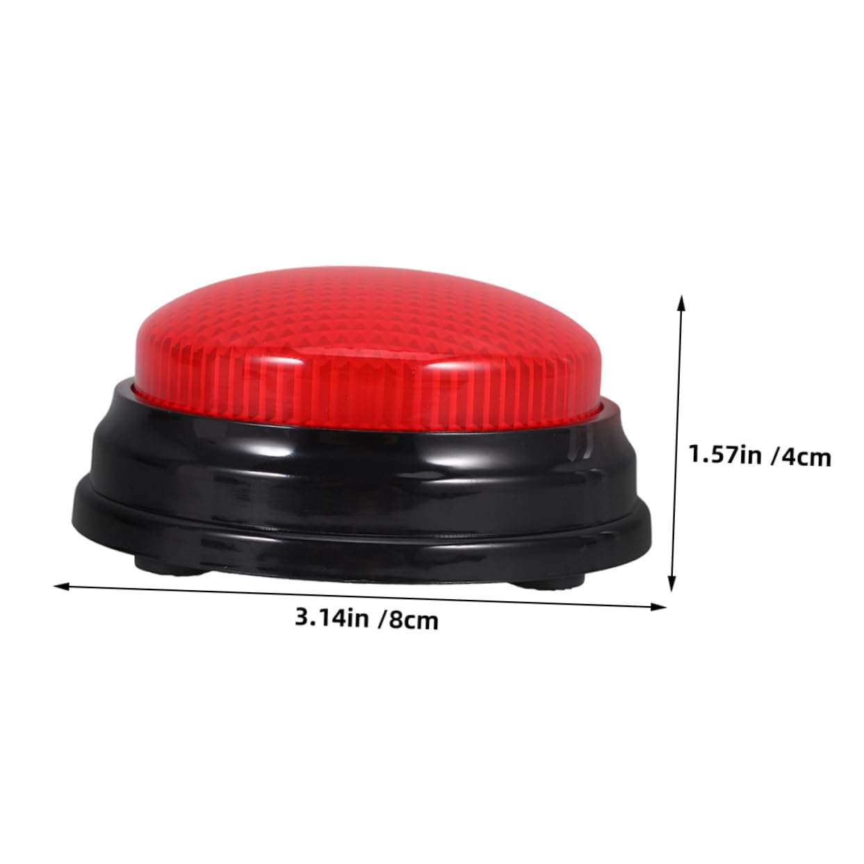 SUPVOX 2Pcs Light Up Sound Button Game for Parties Noise Maker for Birthday Celebrations Trivia Games Family Events Exciting Warning Sound Design