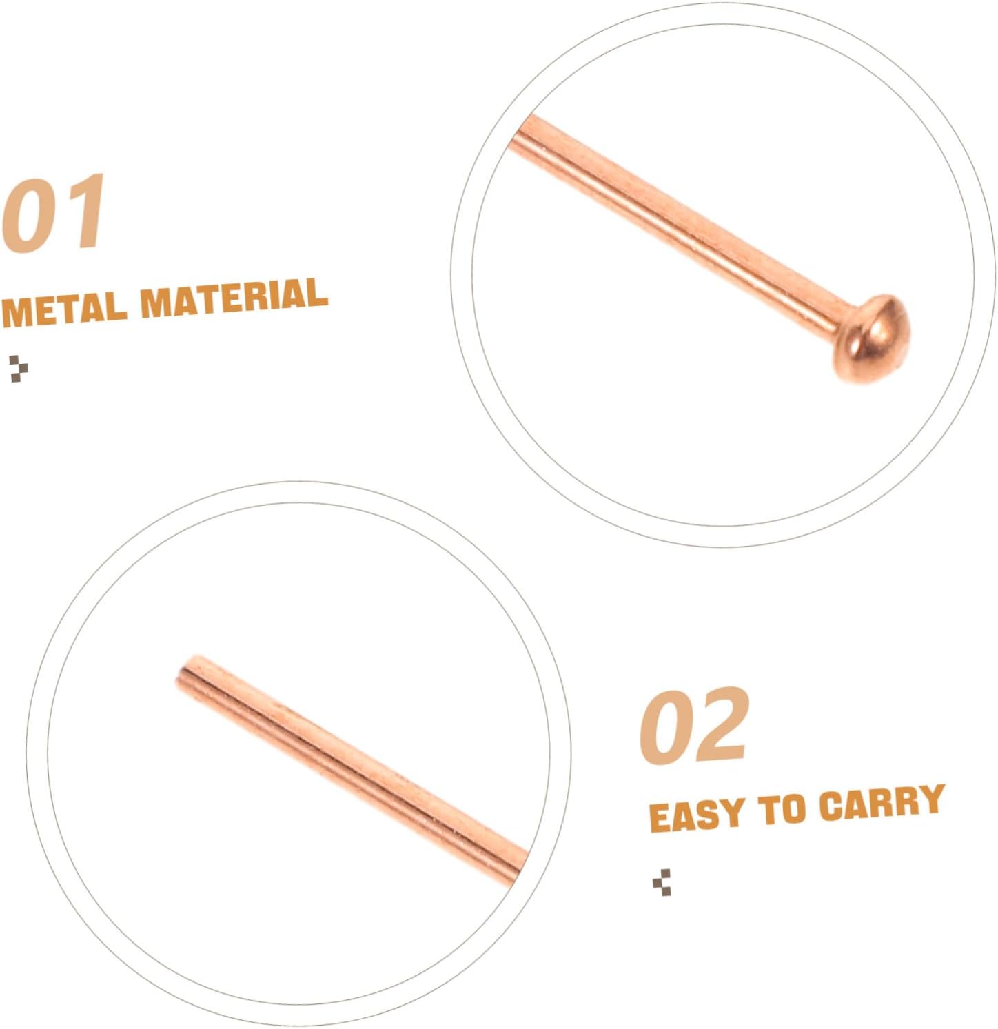 SHOWERORO 1000pcs Auto Body Stud Welding Pins for Car Panel Dent Repair