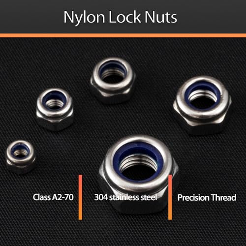 Lupanter LOCKNUT-002 150Pcs Metric Lock Nuts Assortment Kit thumb #2