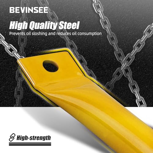 Image of Bevinsee V Cover Braces Kidney Bars Compatible with E90 E91 E92 E93 320i 323i 325i 328i 330i 335d 335i 335is 335xi 2006-2013 Aluminum Front Grille Inserts Brace Wrap Stripes Covers, Yellow