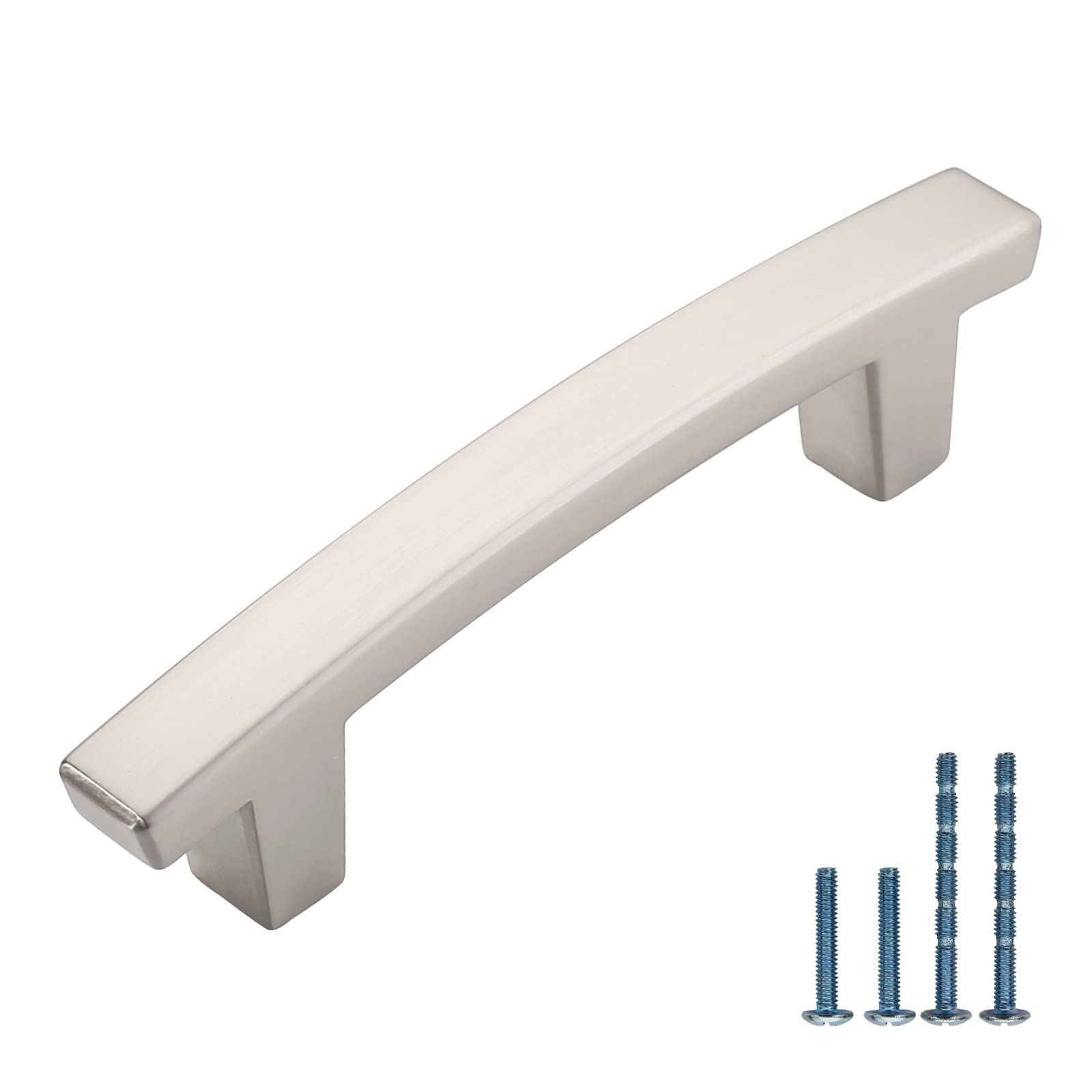 Snapklik com : 10 Pack Brushed Satin Nickel Kitchen Cabinet Handles 3