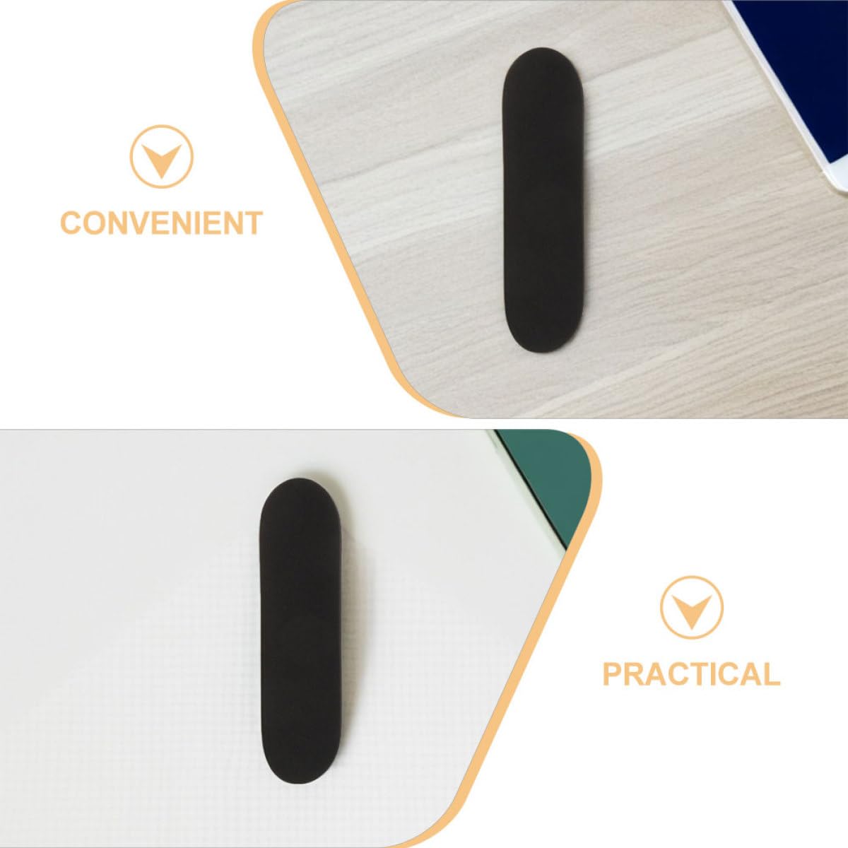 Vaguelly 25 Piezas Tapete Antideslizante Mini Patinetas Cintas De Dedo para Monopatín De Agarre De Espuma para Dedo Suministros De Monopatín Cintas para Dedos De