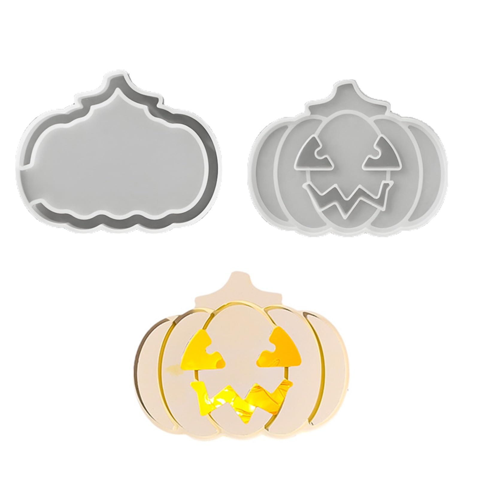 Carotoe D Halloween Pumpkin Silicone Carving Mol Safe For Lamp An Seasonal Home Ecoration Creation Halloween Ecoration