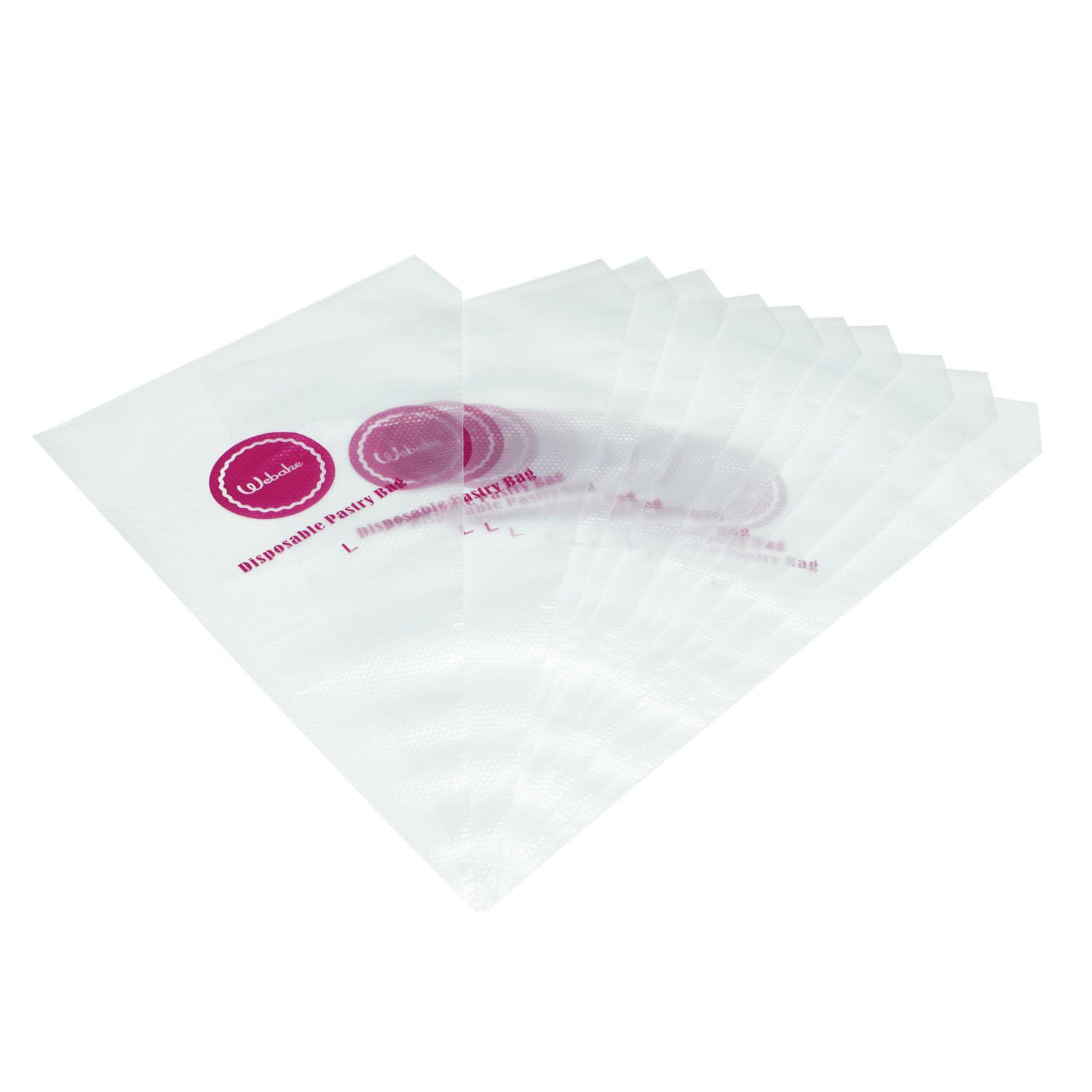 Webake 16 Inch Disposable Pastry Bags - 100pcs Large Icing Piping Bags for All Size Tips Couplers - Image 4