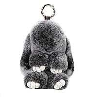 Algopix Similar Product 8 - CHMIING Bunny Keychain Soft Cute Rex