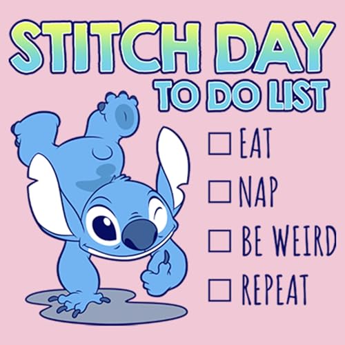 Disney Lilo & Stitch to Do Girl's Solid Crew Tee2