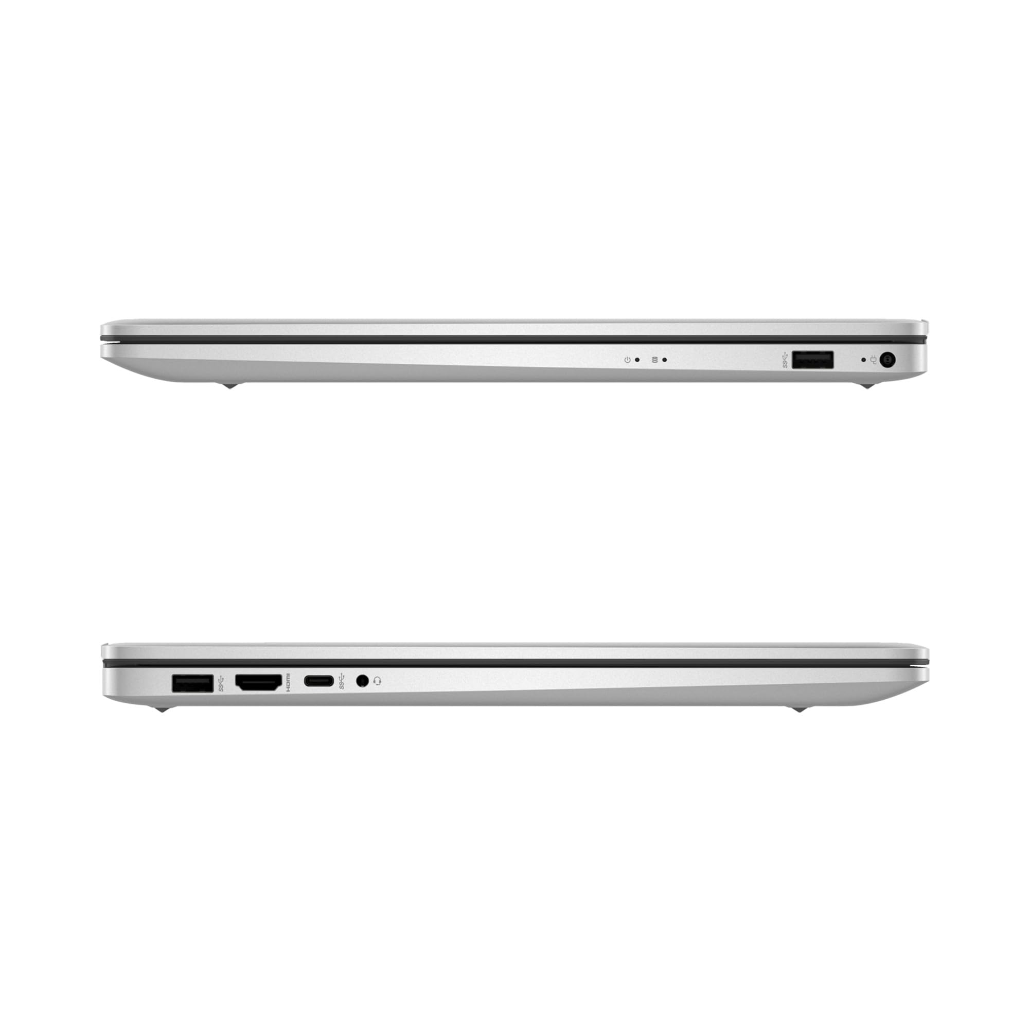 HP Laptop 17-cn0013sf, Ordinateur Portable, Intel Pentium Silver N5030, 8 Go RAM, 256 Go SSD, Intel UHD Graphics, Écran 17.3" FHD IPS, Antireflet, Windows 11, Clavier AZERTY, Argent